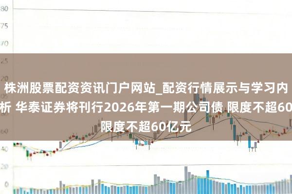 株洲股票配资资讯门户网站_配资行情展示与学习内容解析 华泰证券将刊行2026年第一期公司债 限度不超60亿元